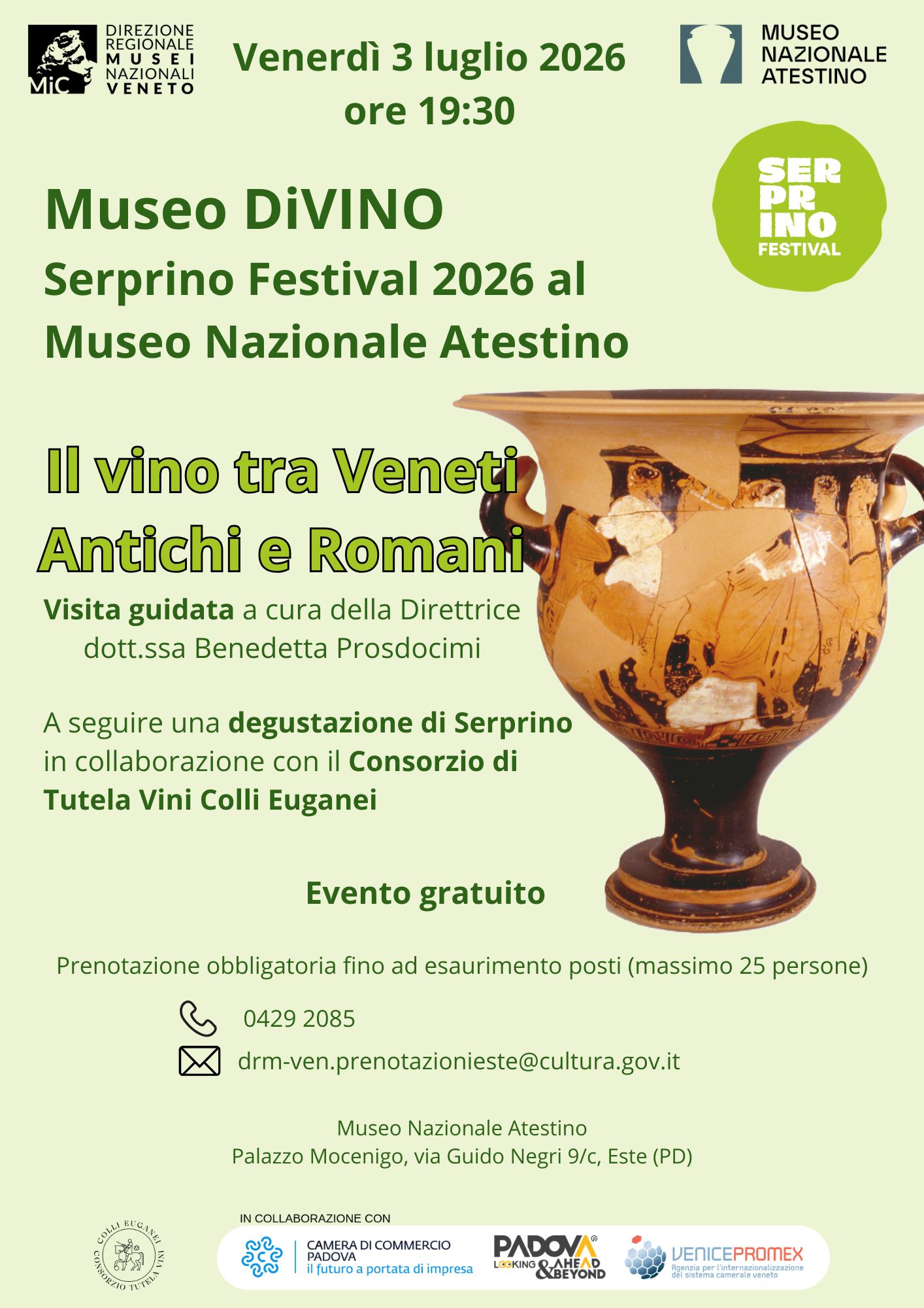 3 luglio 2026 Museo DiVino