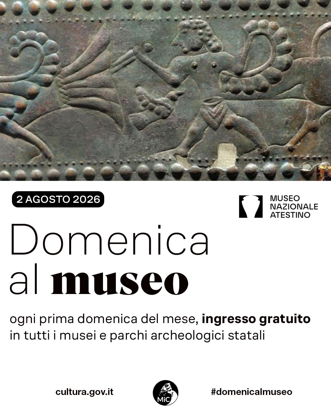 Domenica al Museo Nazionale Atestino